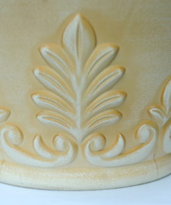 Alternative view of Fiber Pot Round, Light Fawn, 15.75" (KD-9905WP)