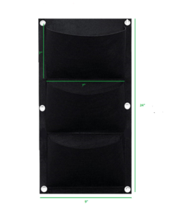 3 Pocket Wall Planter